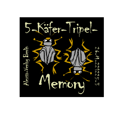 5 Käfer Tripel-Memory